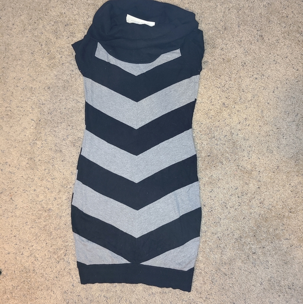 NWT Adrienne Vittadini Black Sweater Dress